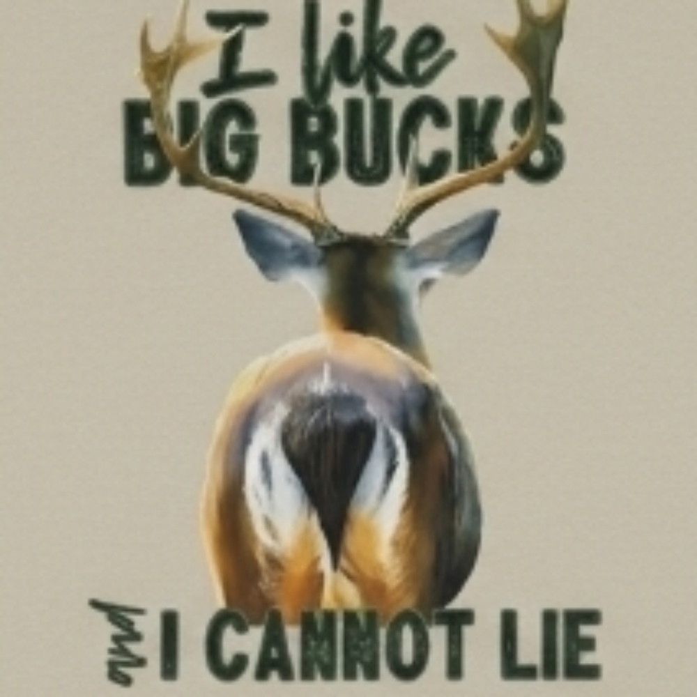 I Like Big Bucks Shirt • Funny Hunting Tee • Deer Buck Graphic • Outdoorsman - Picture 8 of 11